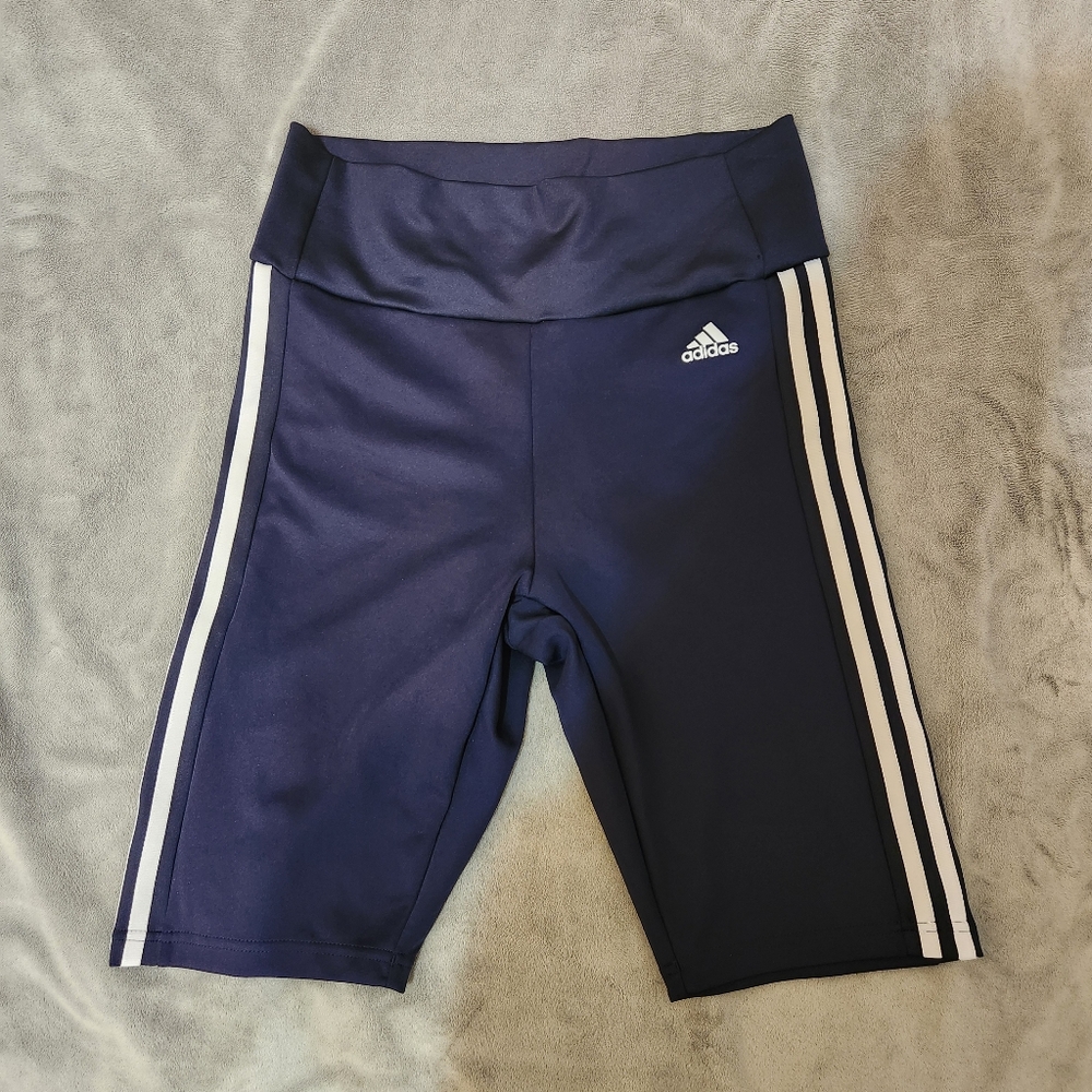 Adidas 3 stripes biker shorts